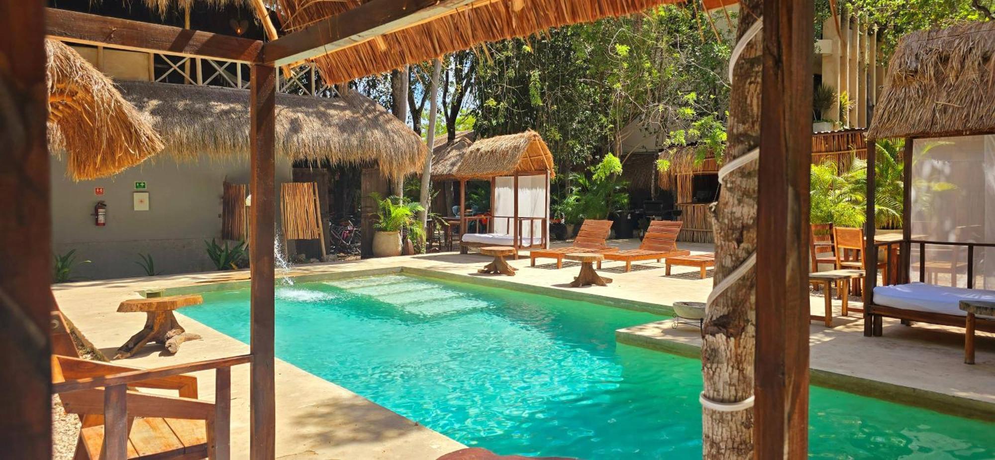 Casa Lam Jungle Deluxe Hotel Tulum Bagian luar foto